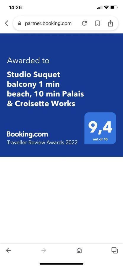 Studio Suquet Balcony 1 Min Beach, 10 Min Palais & Croisette Works カンヌ エクステリア 写真